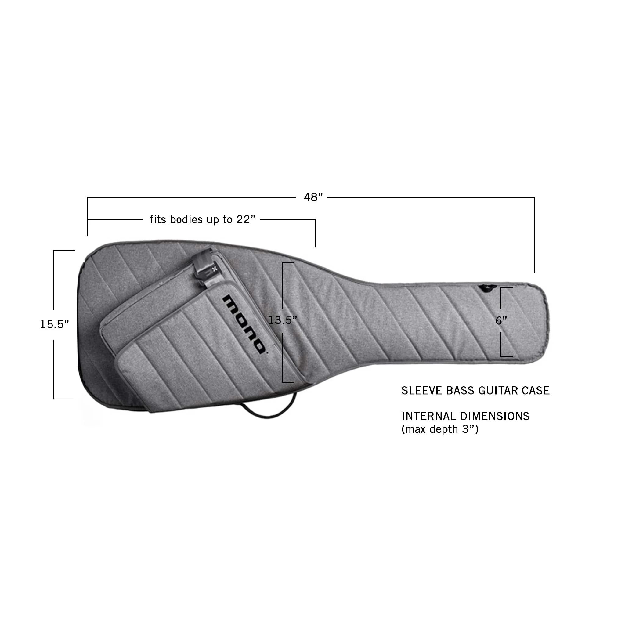 Bass Sleeve Case, Ash - Image 7