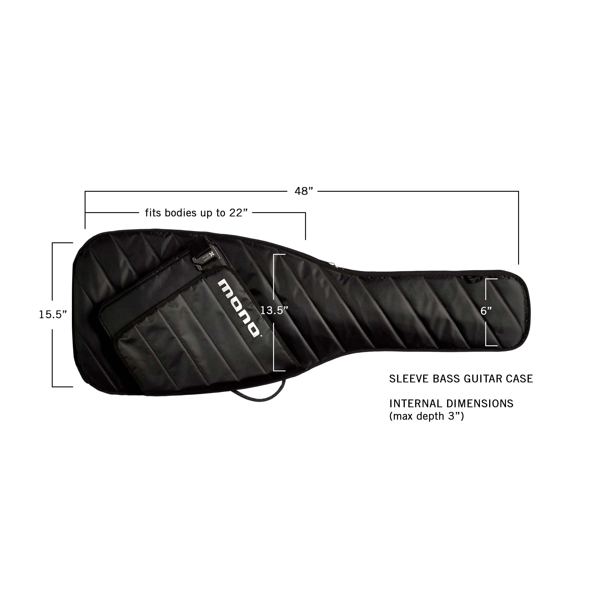 Bass Sleeve Case, Black - Image 7