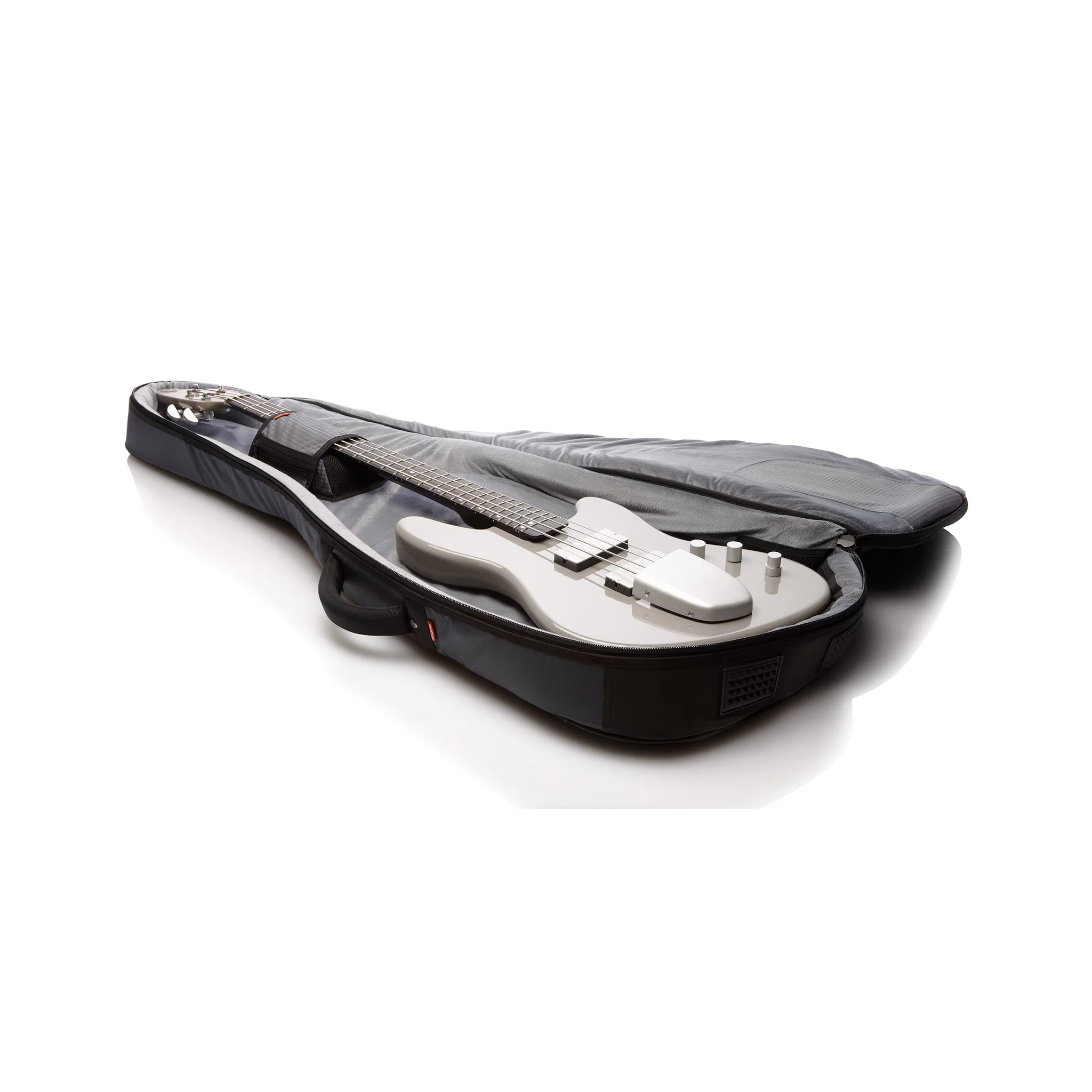 Classic Bass Guitar Case, Black - Image 6