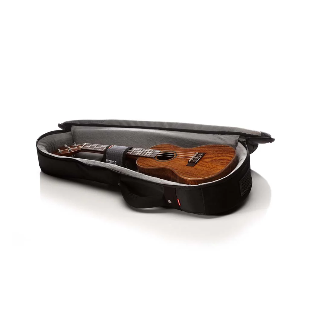 Classic Concert Ukulele Case, Black - Image 5