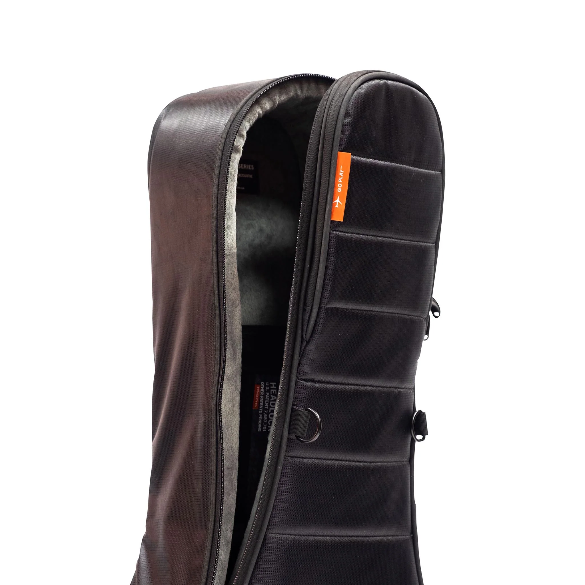 Classic Jumbo Acoustic Guitar Case, Black - Image 5