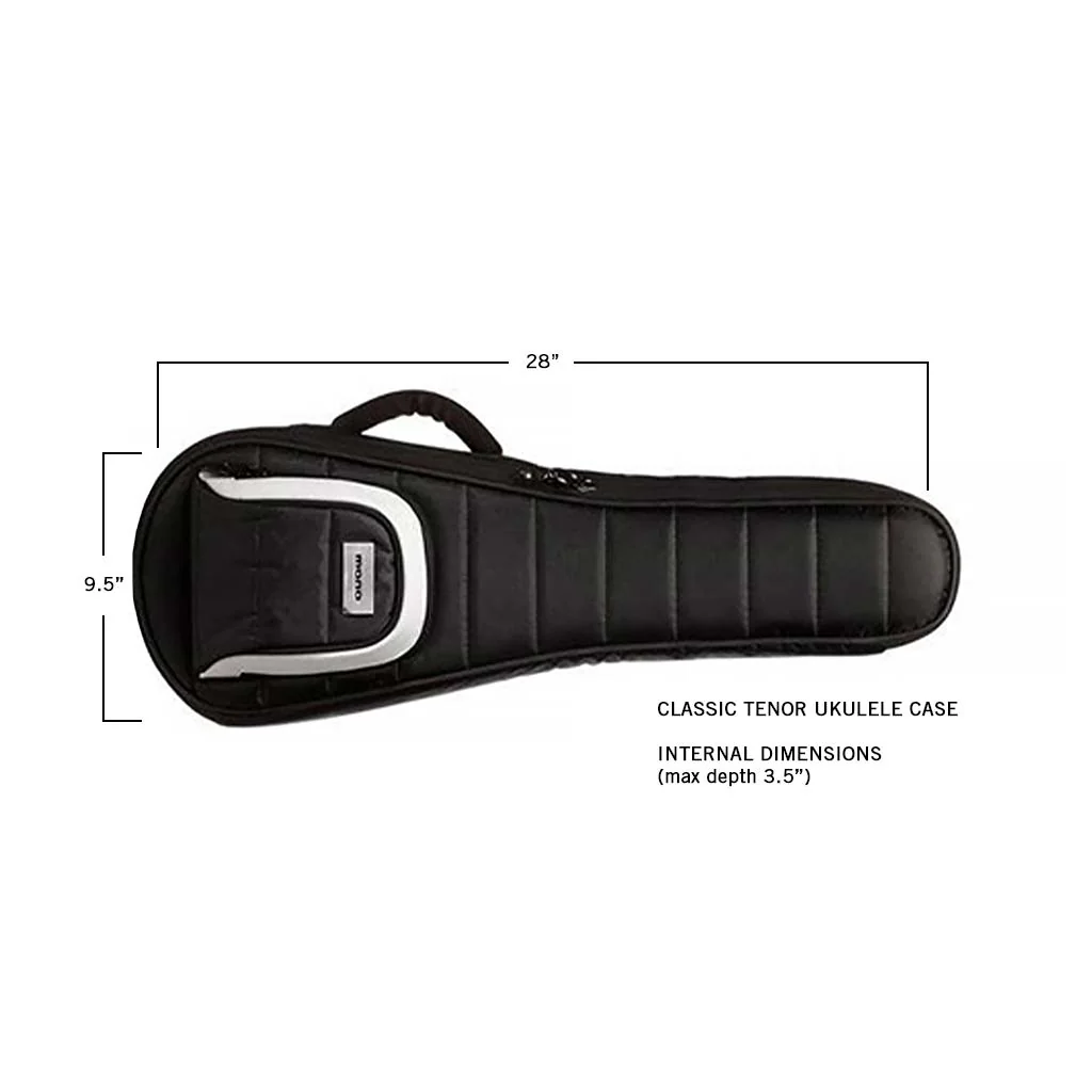 Classic Tenor Ukulele Case, Black - Image 6