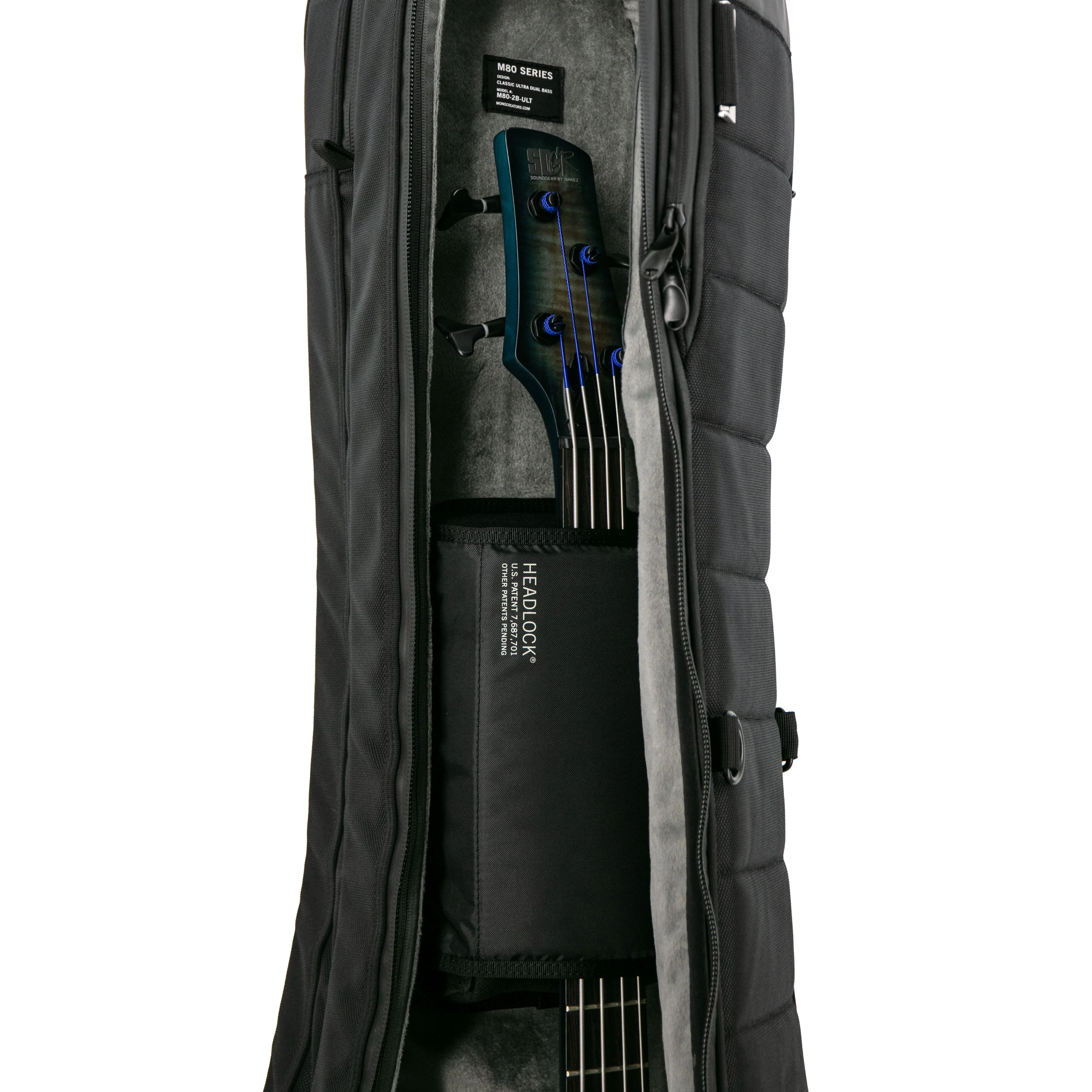 M80 Classic Ultra Dual Bass Case, Black - Image 12