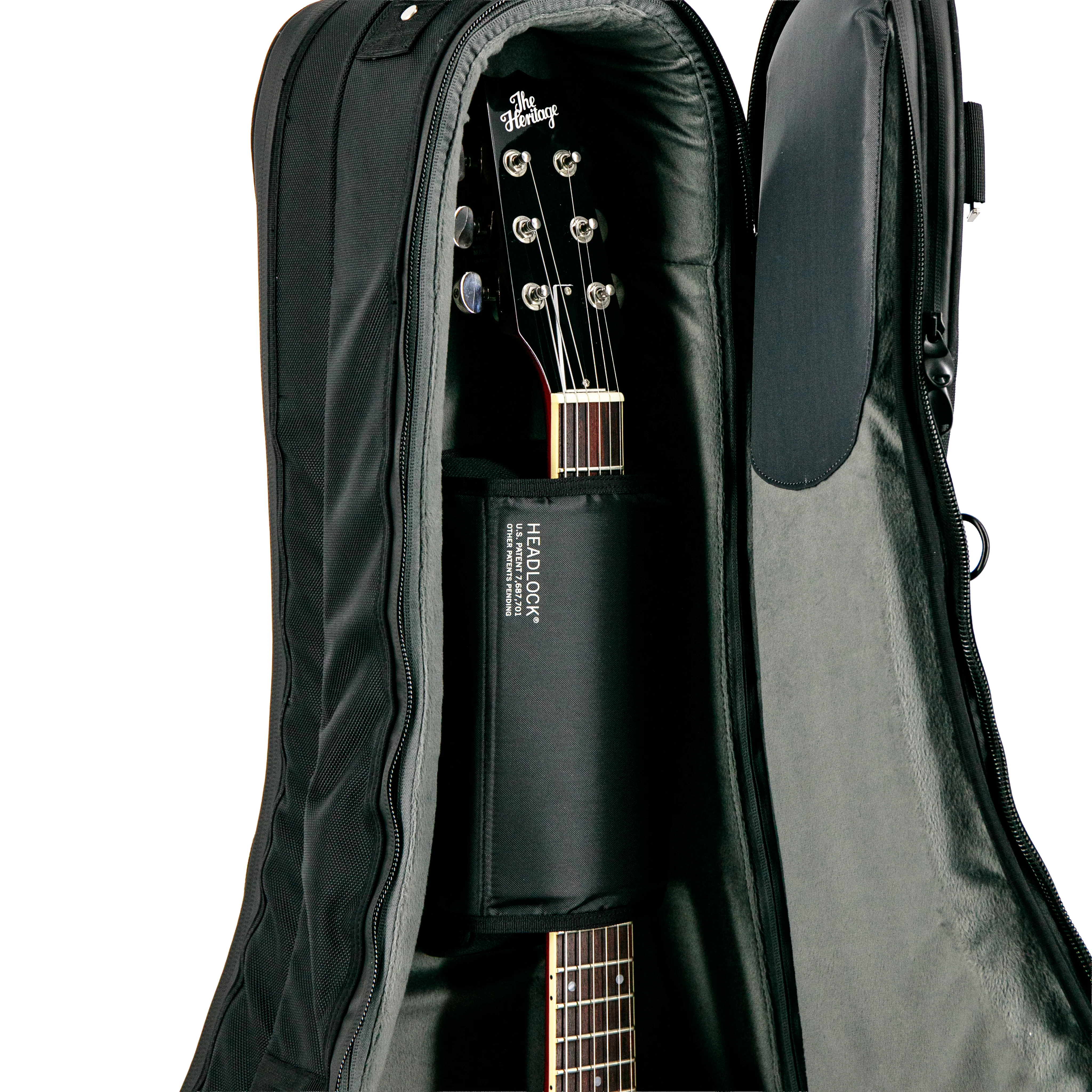 M80 Classic Ultra Dual Semi-Hollow/Electric Case, Black - Image 12