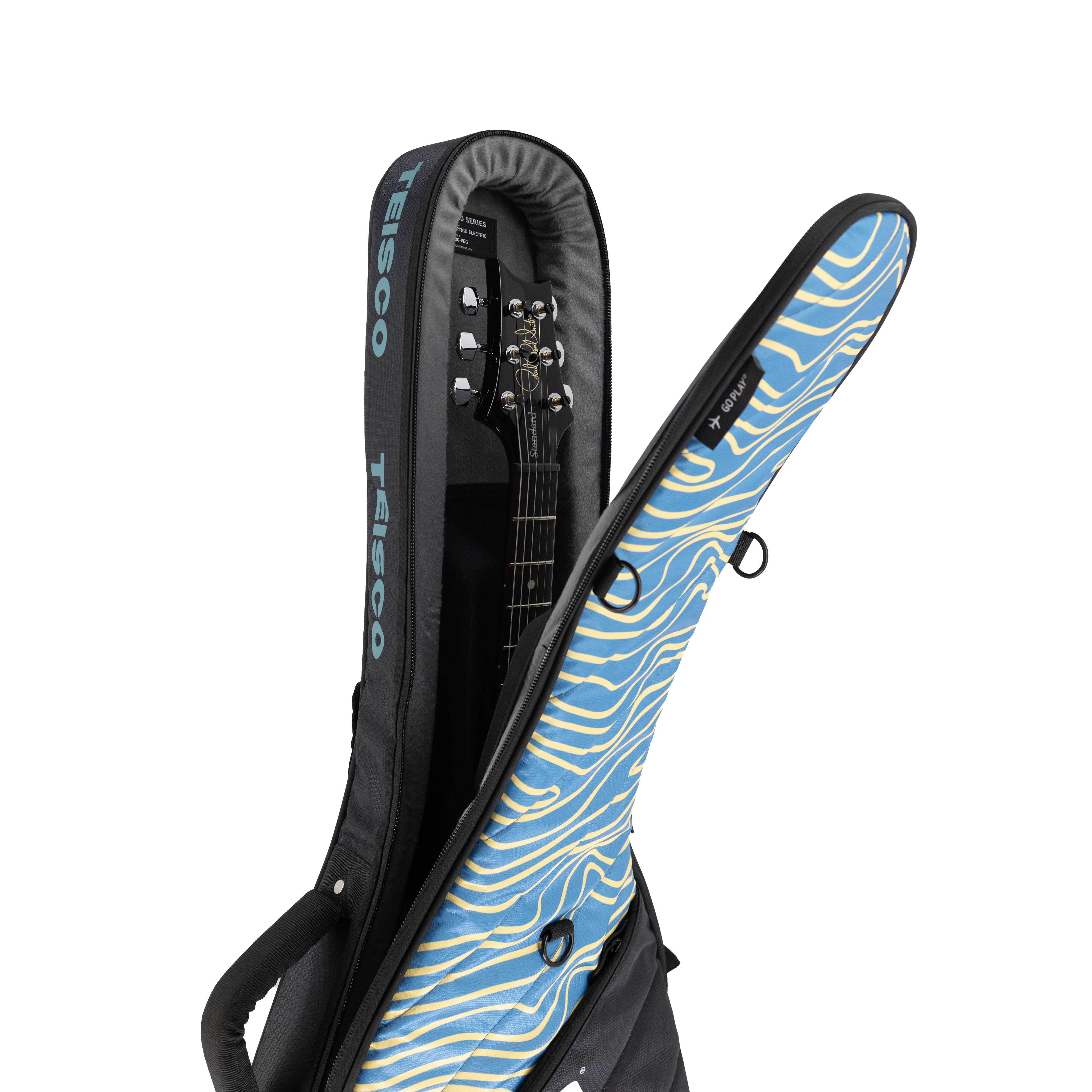 MONO x Teisco Vertigo Electric Guitar Case, Blue 青 - Image 12