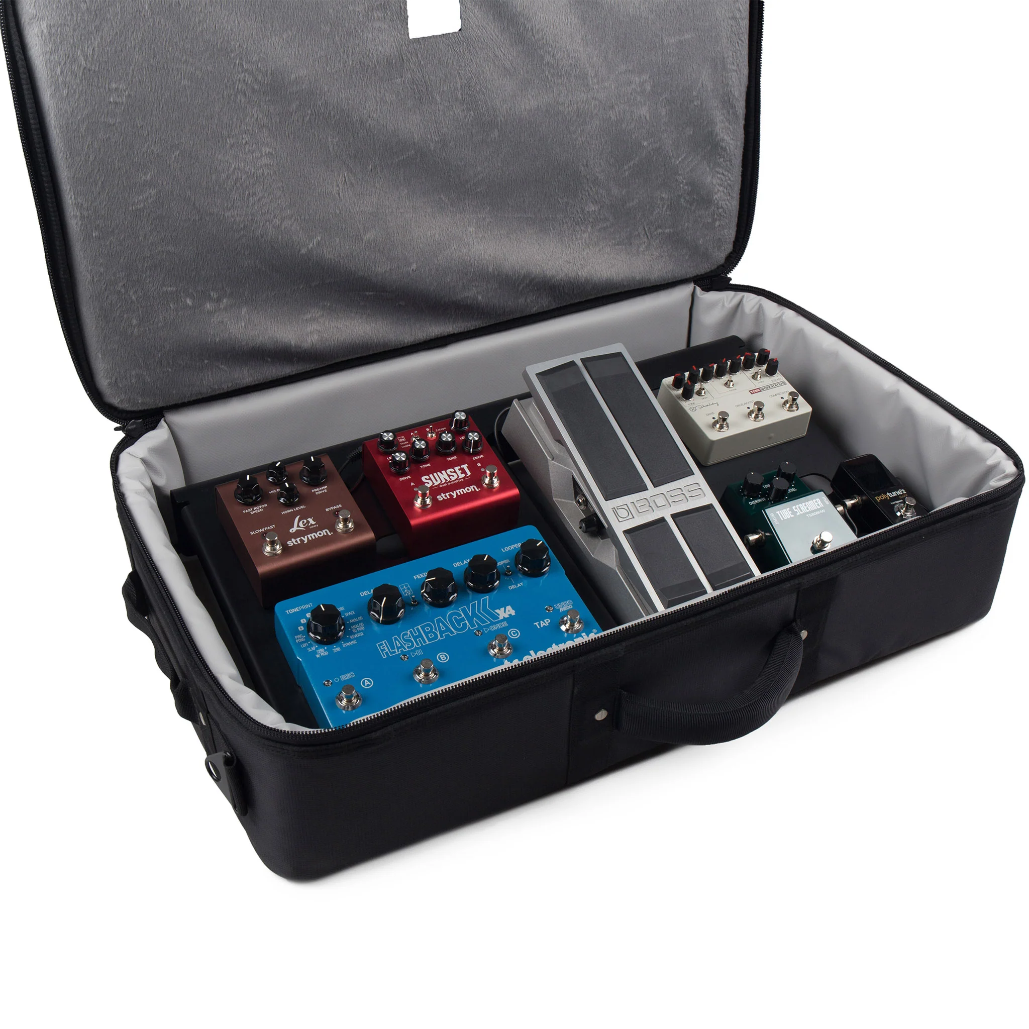 Pedalboard Medium, Silver and Tour Accessory Case 2.0, Black - Image 12