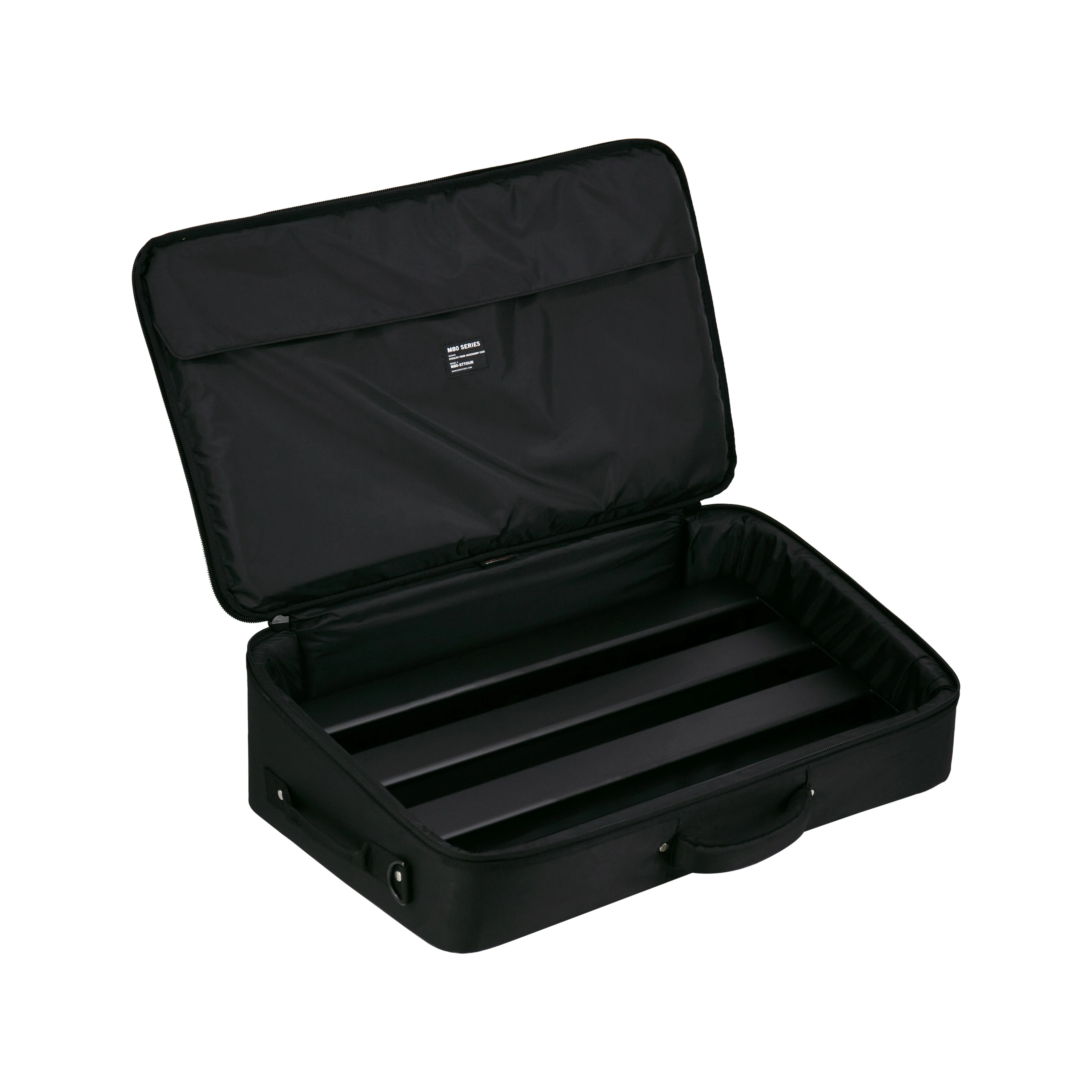 Pedalboard Rail Medium, Black and Stealth Tour Accessory Case, Black - Image 12