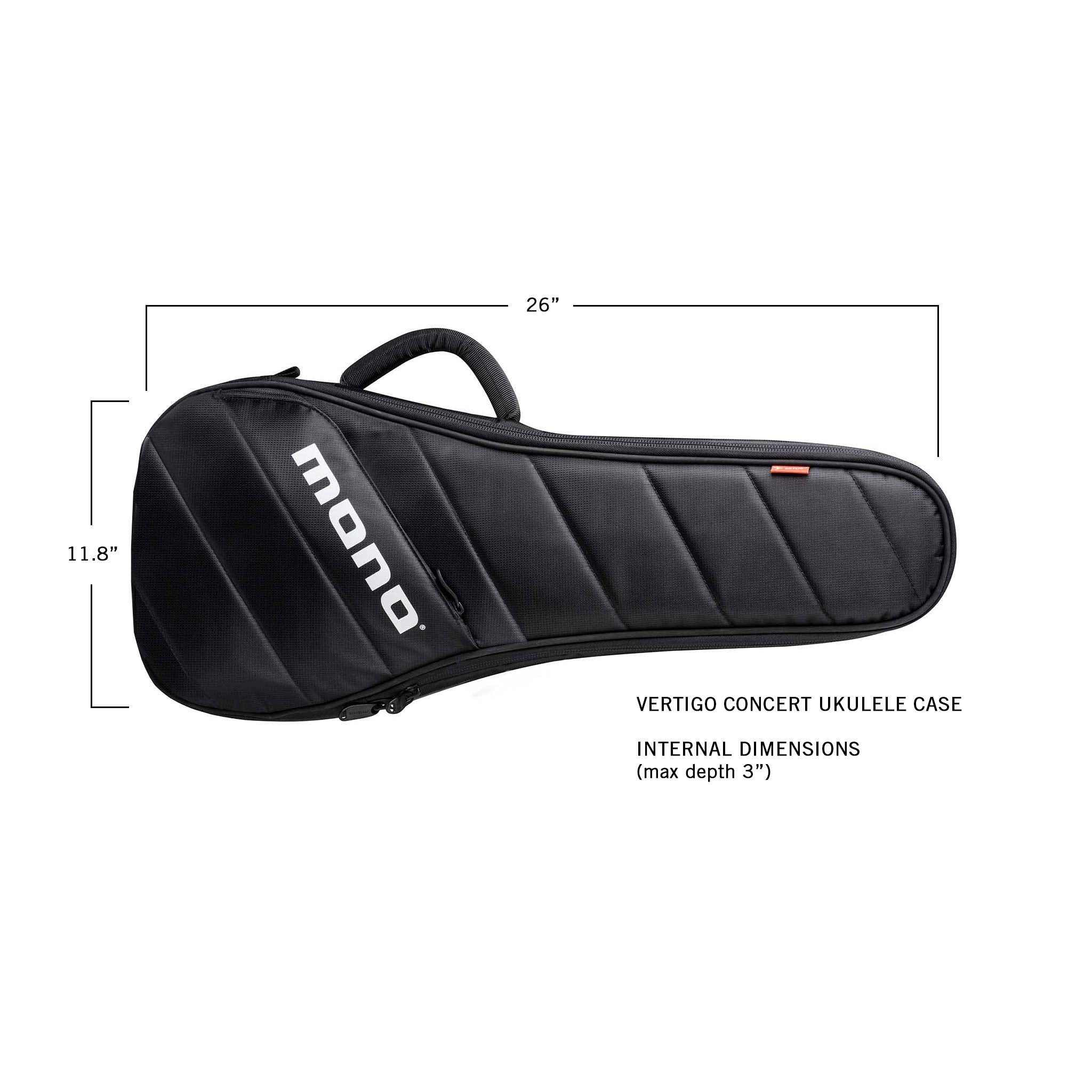 Vertigo Concert Ukulele Case, Black - Image 5