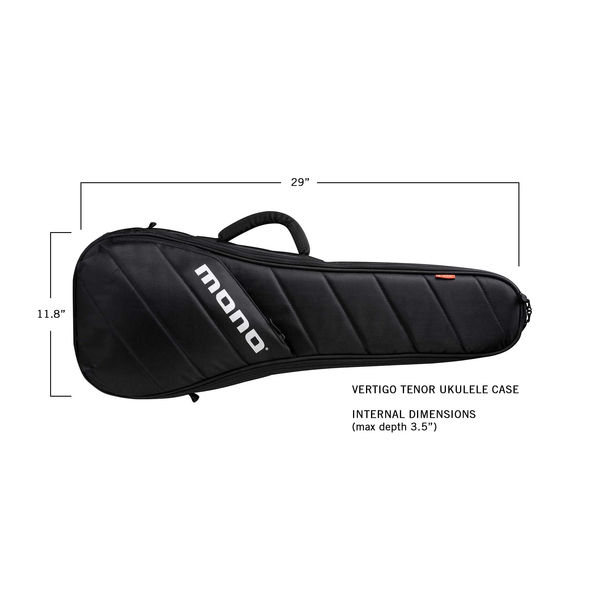 Vertigo Tenor Ukulele Case, Black - Image 4